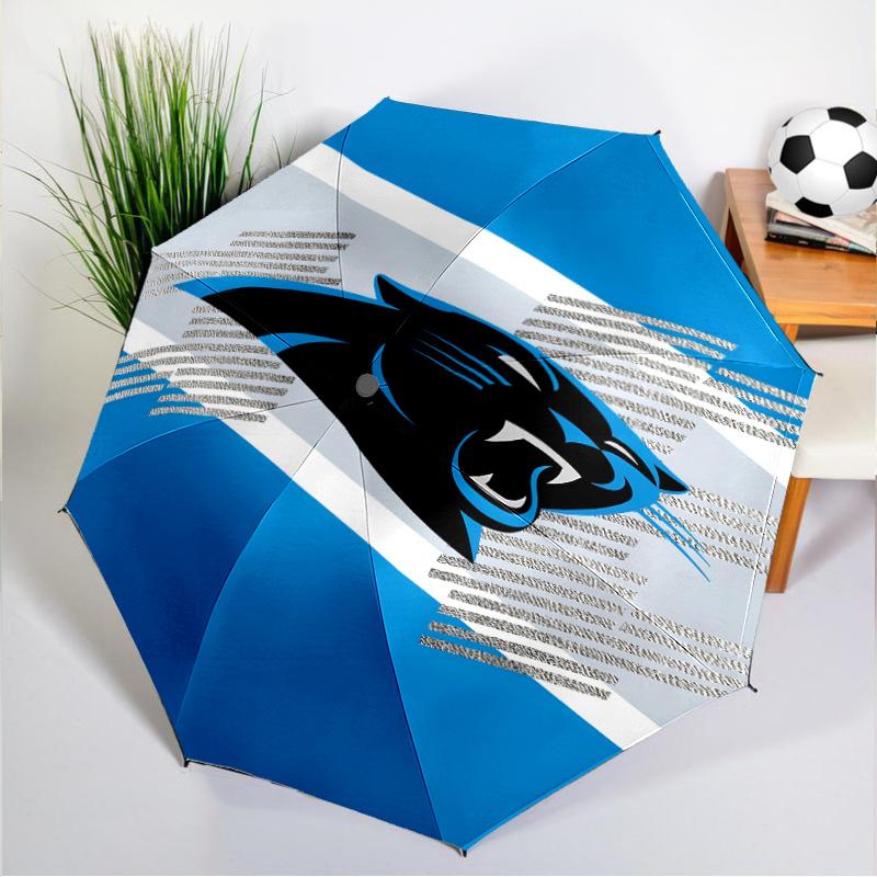 Panthers Helmet Umbrella 8-Frame for Travel, Camping, Casual Lightweight Portable Umbrella, Essential for Every Family Holidays Gift