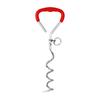 Heavy Duty Dog Tie Out Stake with Soft Grip Handle Metal Spiral Dog Yard Ground Stake Dogs Anchors Leash Fixed Stake for Pet Dog