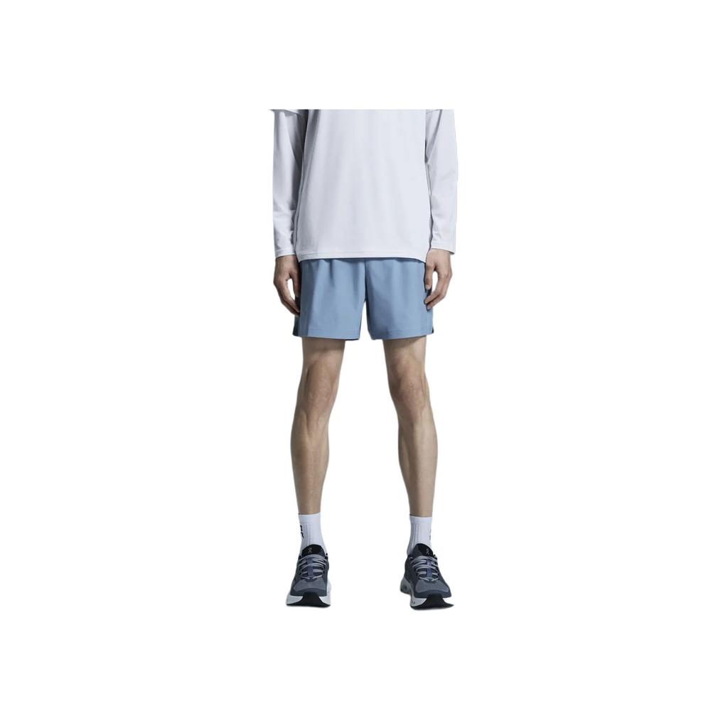 On 5" Core Shorts Lightweight Breathable Minimalist Urban Functial Casual Shorts Men shorts Light-Gray Blue 1MF10120732
