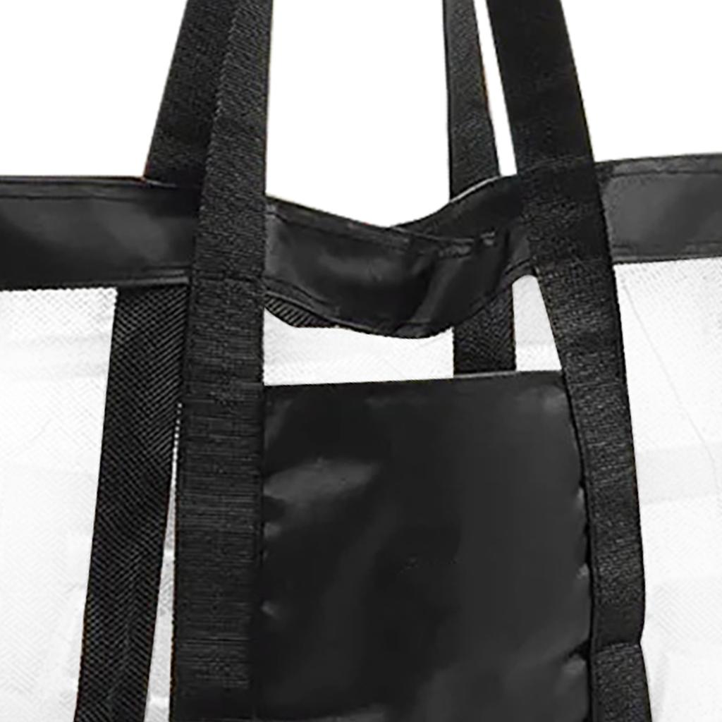 Netz Picknicktaschen Hohe Kapazität Doppelschichtig Isoliert Leicht Faltbar Picknick Strandtaschen für Strand Picknick Reise