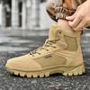 Fashion Outdoor Boots Couples Training Work Boots High-top Hiking Sports Shoes Field Practice Shoes Battlefield Combat Boots