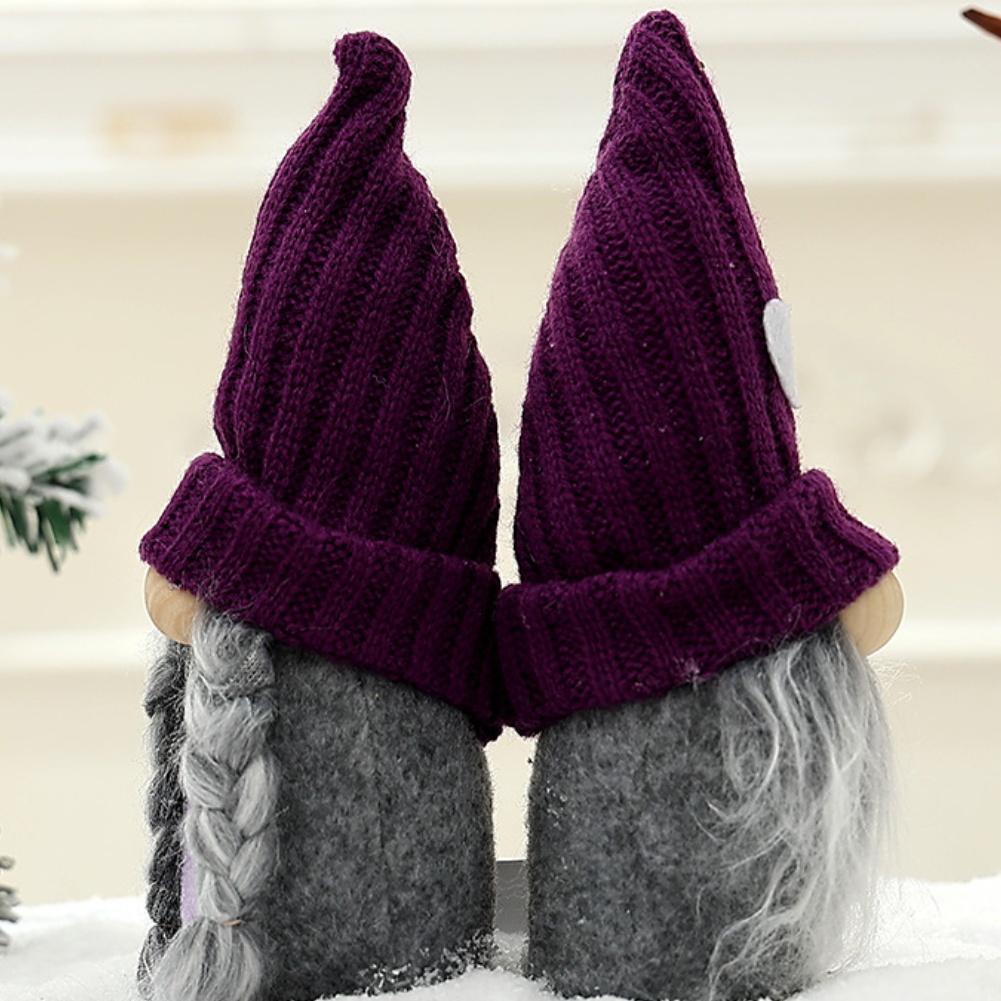 Charming Addition Christmas Gnomes Plush Ornaments