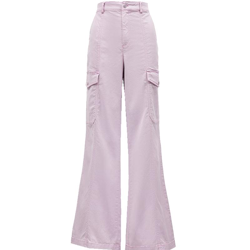 ONLY Women's 2024 Autumn Loose High-Waist Cargo Pants