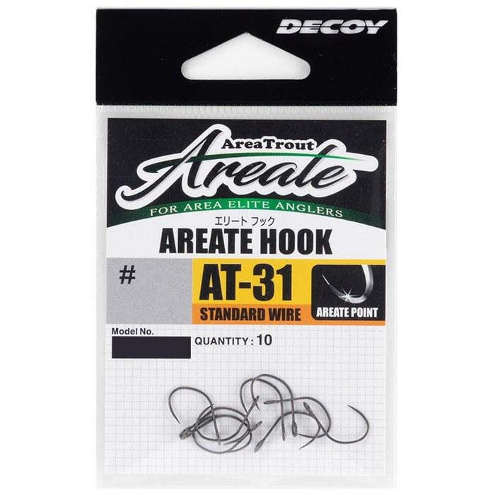 Decoy Areate Elite Hook Standard Wire #6 AT-31 Black