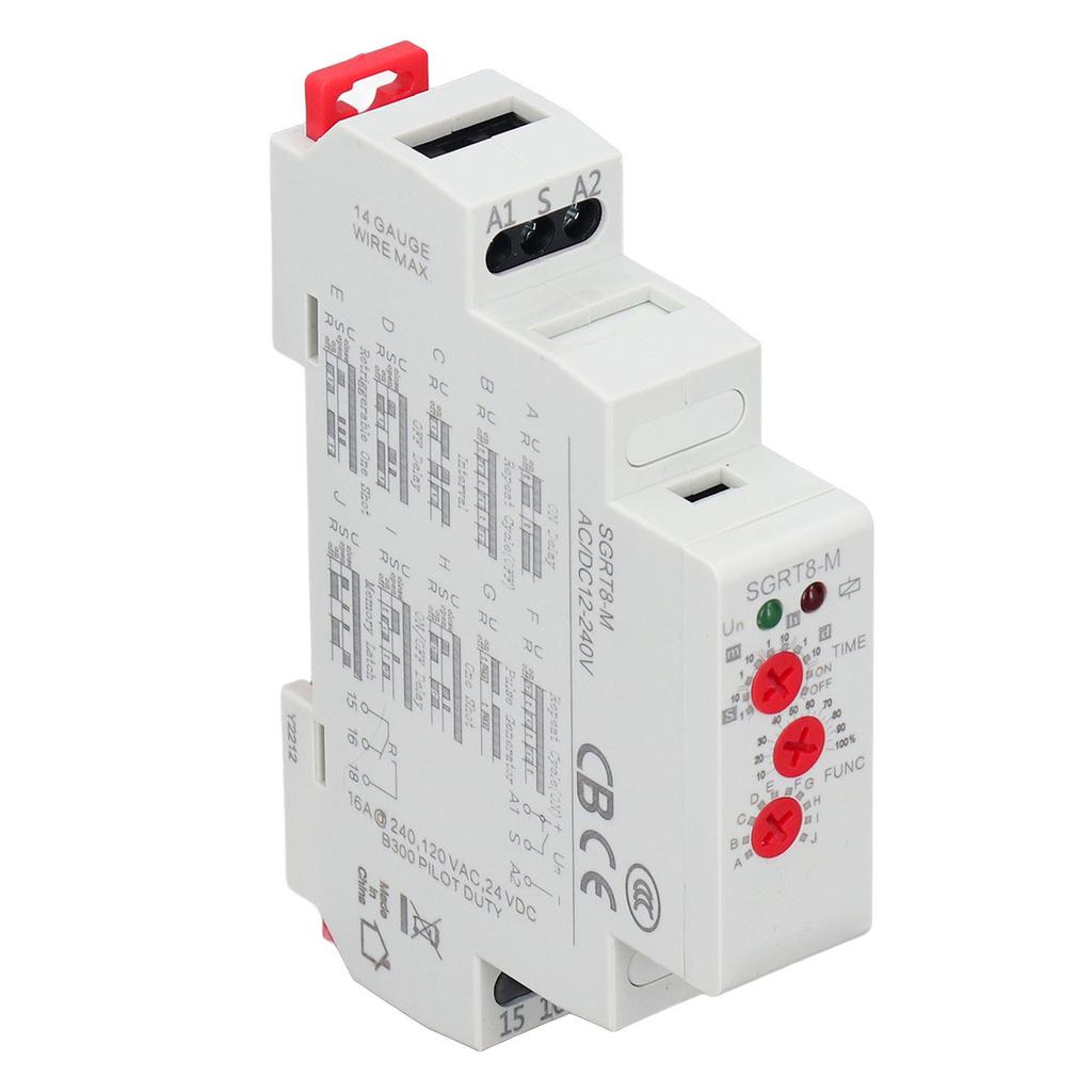 Intermediate Relay Sensitive Quick Response Light Indicator Guide Rail Type Auxiliary Relay 5A 16A 1