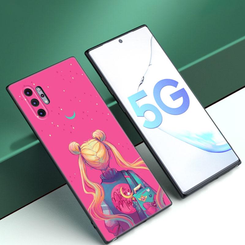Anime Sailor Moon Telefon Fall Für Samsung M30 M31 S Hinweis 10 Lite 20 M04 M13 M32 M14 M23 M33 M34 M42 m52 M53 M54 M11 M12 M21 M22