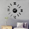 Zegary ścienne DIY 3D Zegar z efektem lustra Naklejka akrylowa Sztuka Salon Dekoracja domu Nowoczesny design Horloge