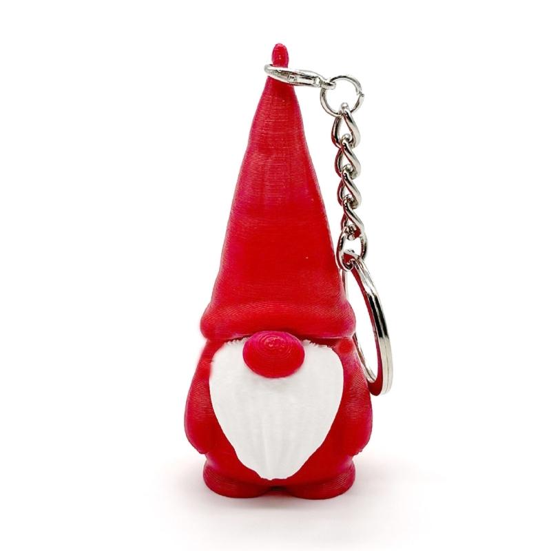 Zwerg Schlüsselanhänger PLA-Materialien Vielseitige Feiertagsdekoration Weihnachtsbaumzubehör Zwergfigur Schmuck