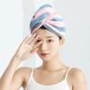 Hair Drying Cap Towel Absorbent Thickening Household Items Bathroom Bathing Dry Hair Cap Striped Shower Cap Soft Headscarf