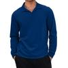 Men's Casual Retro Small V-neck Long-sleeved Top