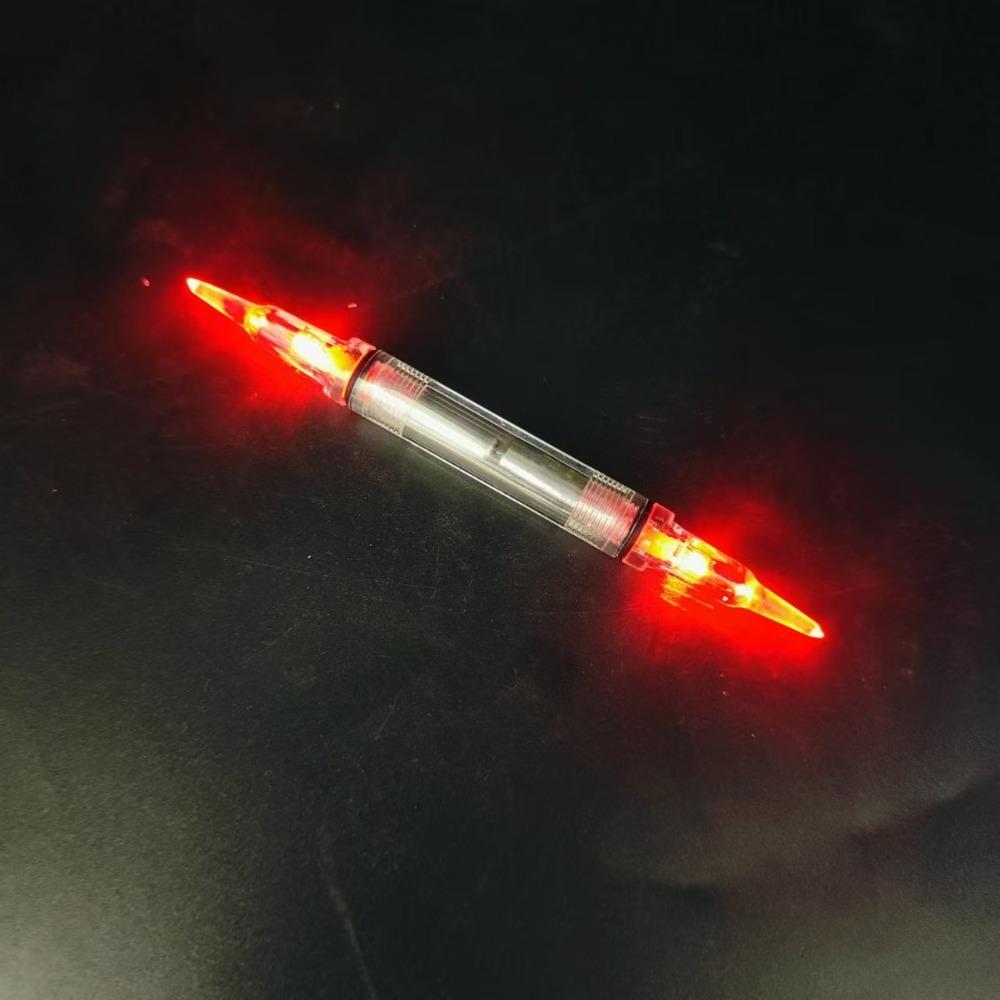 Bass Spoon Fishing Flash Lamp Diamond Shape Fishing Squid hook LED Lure Light with hook