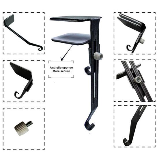 Christmas Stocking Holder 2-in-1 Mantel Wreath Hanger No Drill Heavy Duty Adjustable Hook for Mantel Front Door Xmas Decoration
