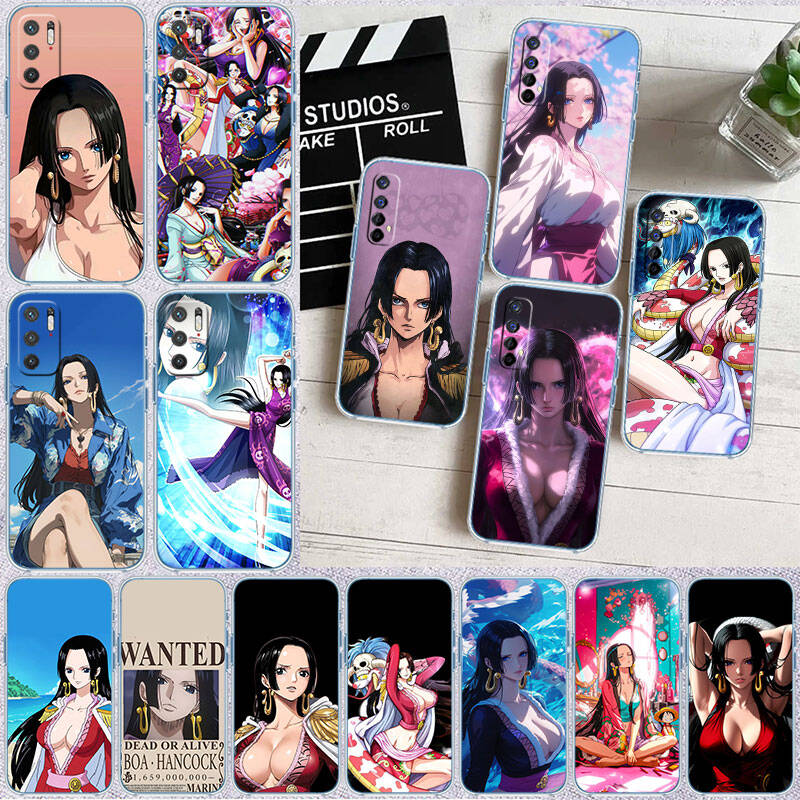 MH111 One Piece Boa Hancock Case for Motorola E7 G6 G7 G8 G9 Plus Power Play G10 G20 G04 E30 E40 E22 E20 E13 E15 G22 G23 G05 G75 G35 G55
