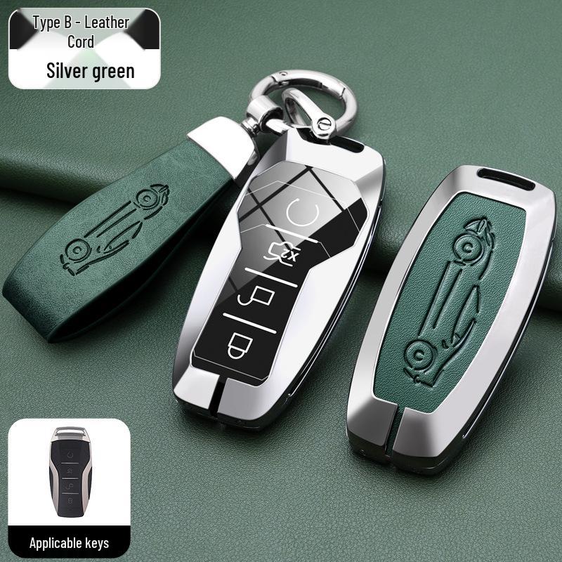 BYD Han, Tang DM, Qin PLUS, Song Pro/Max, Yuan Car Metal Key Case (2021 Model)