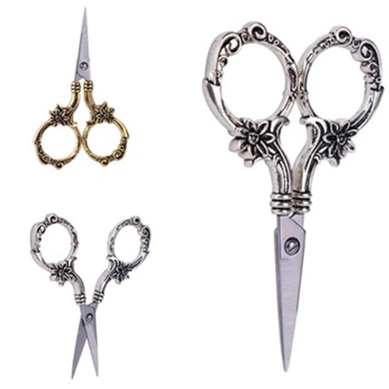 Stainless Steel Vintage Scissors Sewing Fabric Cutter Embroidery Scissors Tailor Scissor Thread Scissor Tools for Sewing Shears