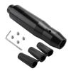Versatile Car Auto Shift Knob With Push Button, Transmission Gear Stick Shifter Head For Most Automatic Vehicle (Black)