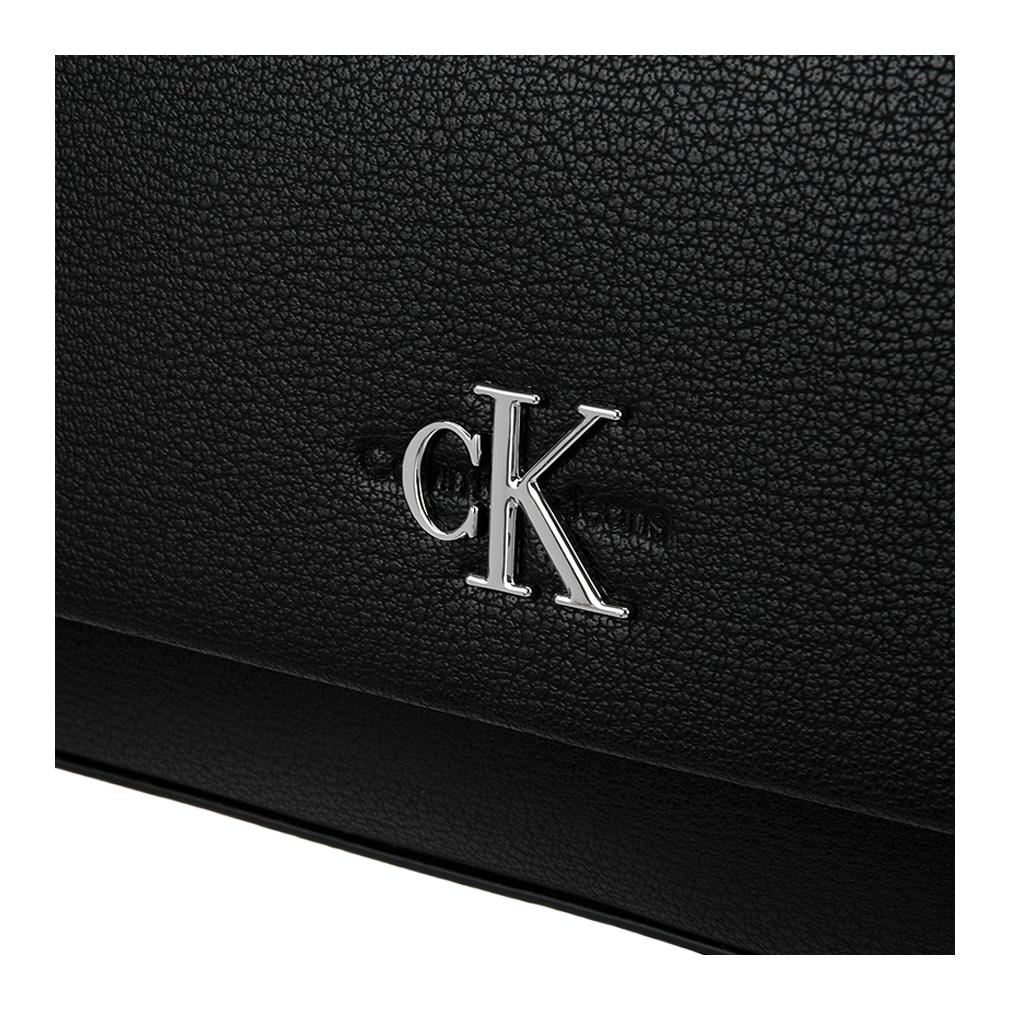 New CALVIN KLEIN Synthetic Material Baguette Bag, Shoulder Bag, Handbag, Crossbody Bag, Shoulder Bag Women's Black DH3458-001