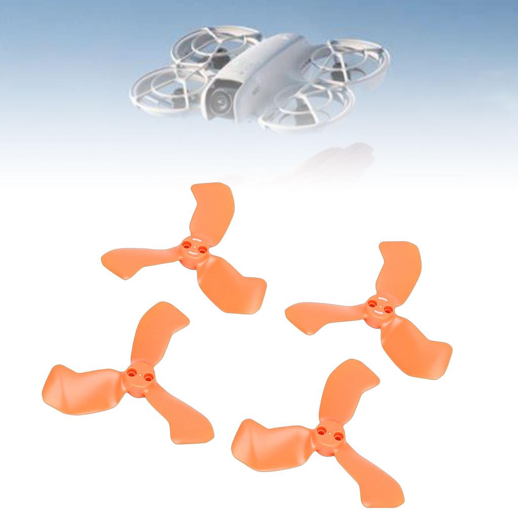 4PCS 3 Vanes Propell s Fit for NEO 2 Drone PC Low Noise Drone Replacement Paddles Lightweight Extended Time