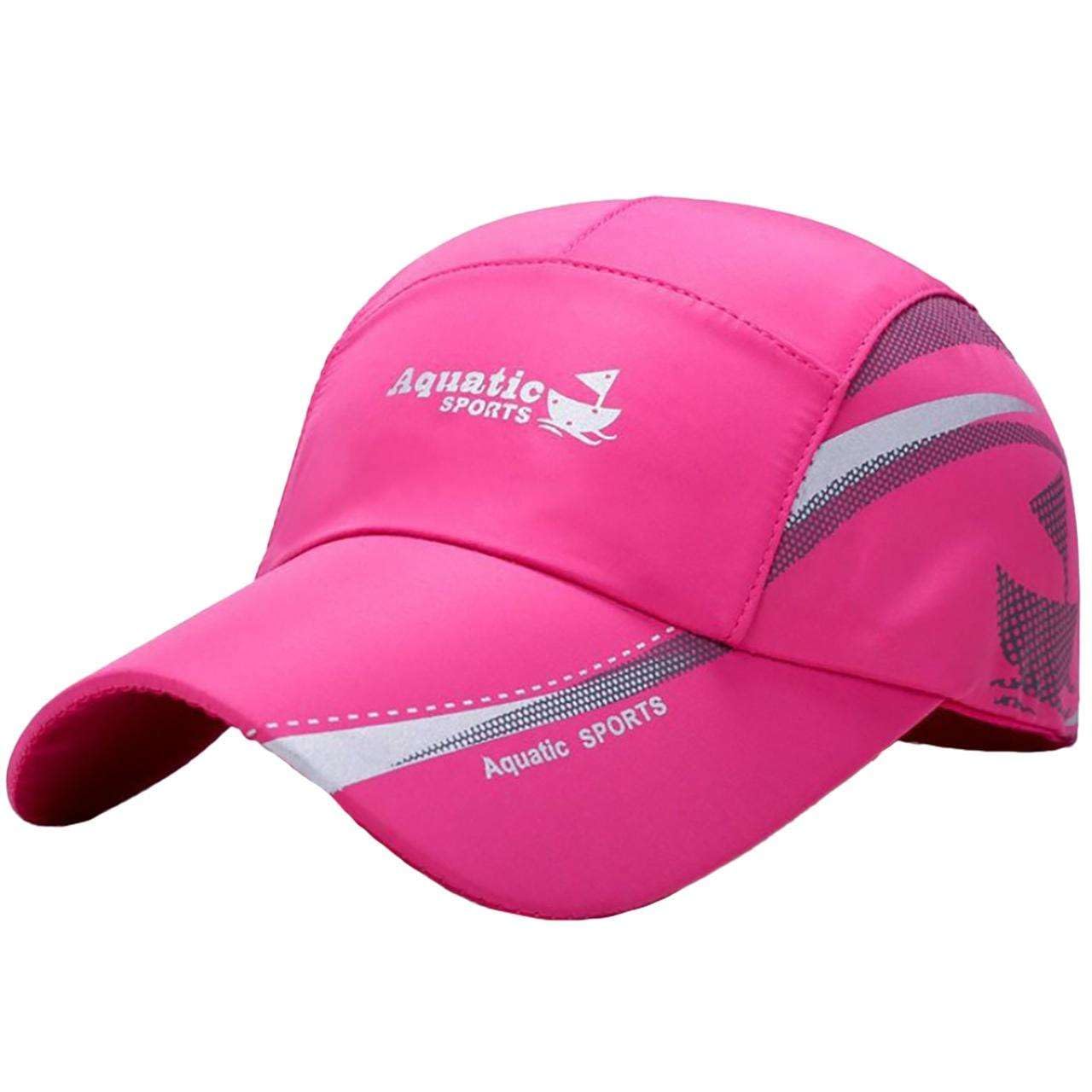 

White Fang Aqua Sports Mesh One Size Fits Simple and CZ764 Cap, Design, All, Design, Men s Women s, (Pink) розовый