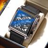 Cross-border Fenshi Men's square Dial Quartz Watch, Fashionable Mechanical Dial Business Fenshi Quartz Men's Watch Export