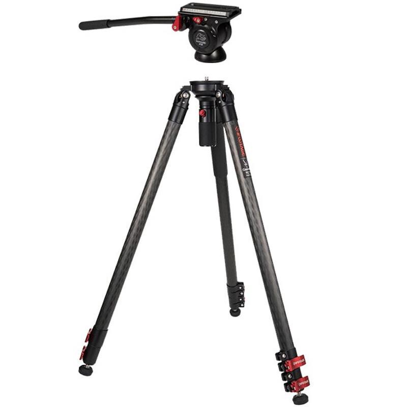 IMARK Antelope TC7 Carbon Fiber Tripod with Komodo K5S Hydraulic Head Kit