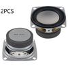 2 Stück 2" 4 Ohm 3W DIY Kleiner Breitband-Audiolautsprecher Stereo-Woofer Lautsprecher für Arduino und DIY-Lautsprecher