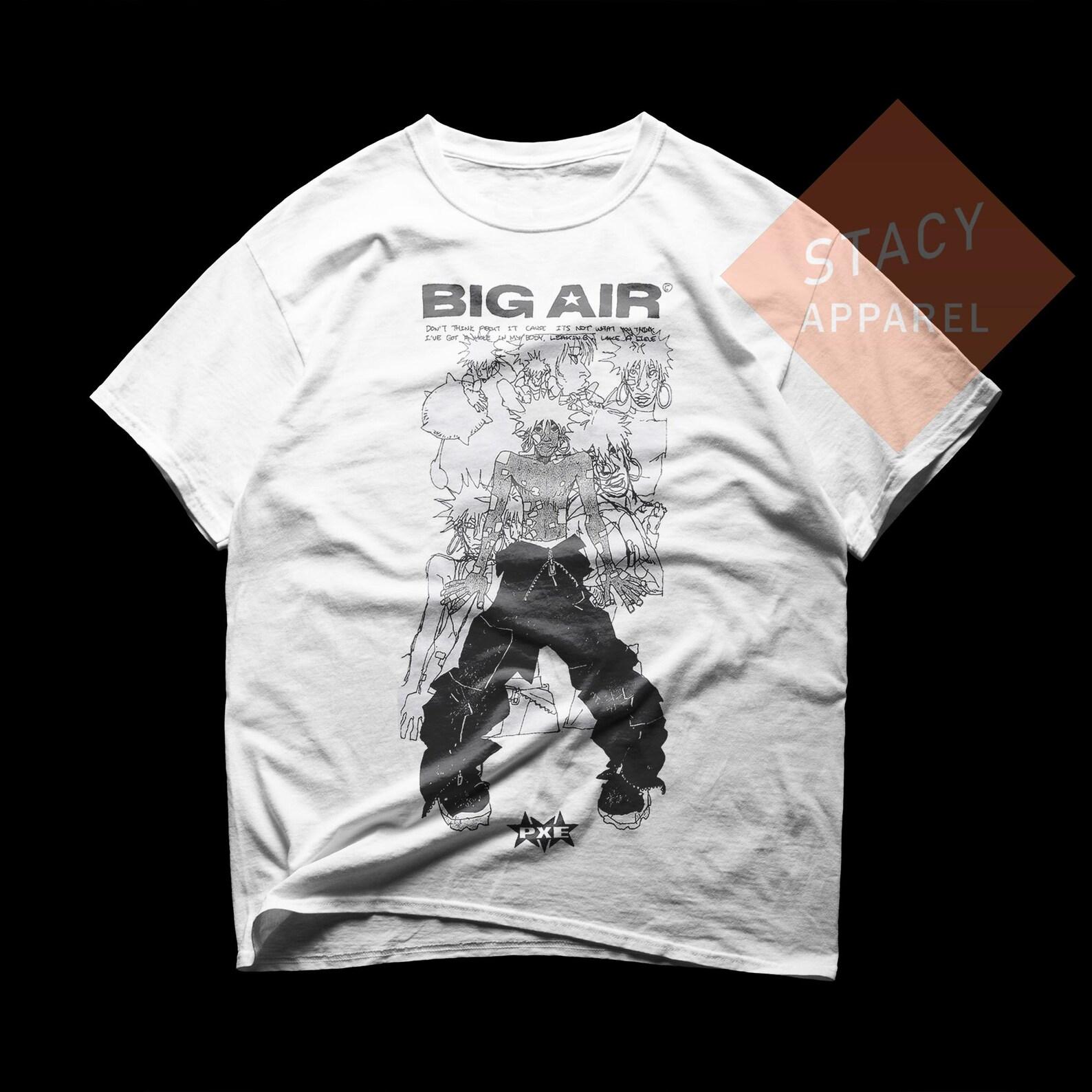 Limited Ecco2k Unisex T-shirt - Big Air PXE Inspired Heavy Cotton Tee L