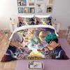 Anime Bedding Set My Hero Academia Quilt Duvet Cover Sets No Sheet Home Decor Single Queen King Size Gift Cute Kids Cartoon