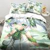 Neues Genshin Impact Nahida Kawaii Niedlich Cartoon Nahida König Twin Doppel Kinder Bettwäsche Set Mikrofaser oder Polyester Bettbezug Set