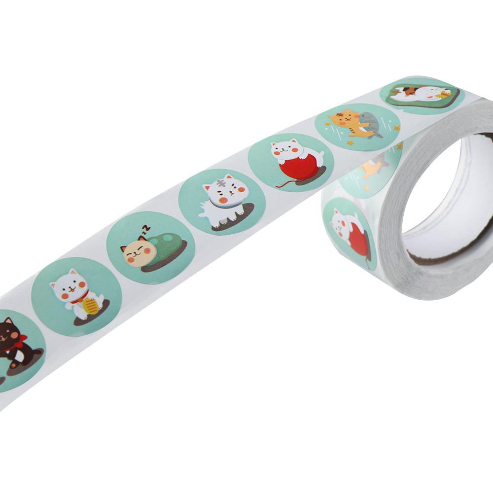 Cute Sticker Roll 1 Inch Label Party Decoration Label Stickers  Home