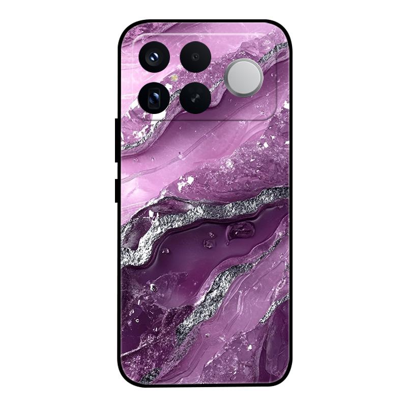 For Xiaomi Poco F8 Ultra Case Marble Painted Soft Matte Silicone Back Cover For Poco F8 Pro Redmi K90 Pro Max Full Phone Shell