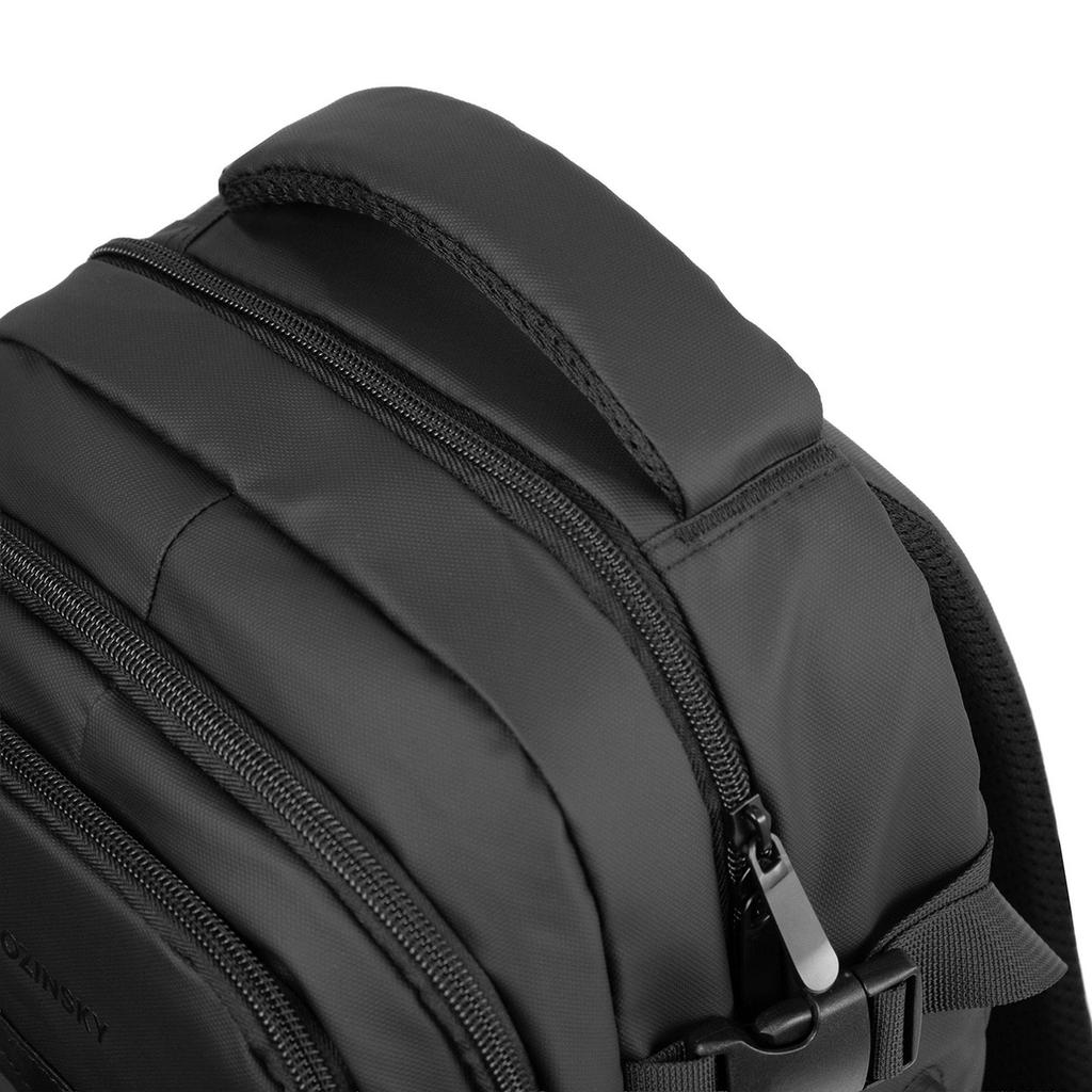 Reiserucksack für Flugzeug mit Laptopfach 20l 40x20x25 cm - schwarz