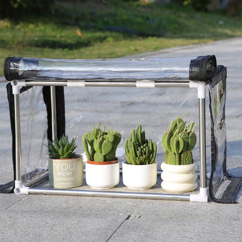 DIY Garden Succulent Plant Insulation Shed Clear Rainproof Cover Balcony Pet Rain Shelter Winter Plant Sunshine Shed