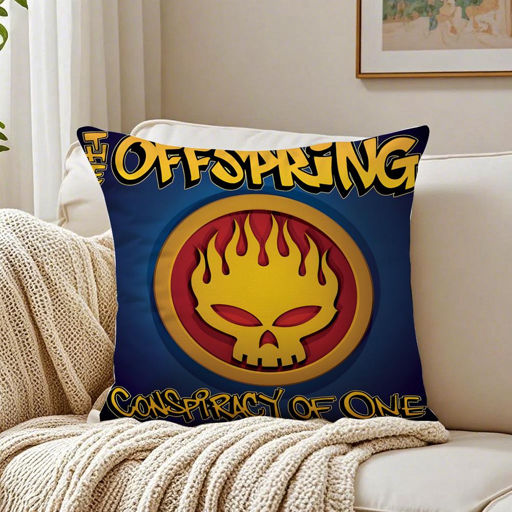 TThe Offspring Cushion Cover Pillowcase Antidustmite Living Room Sofa Decor Cushion Room