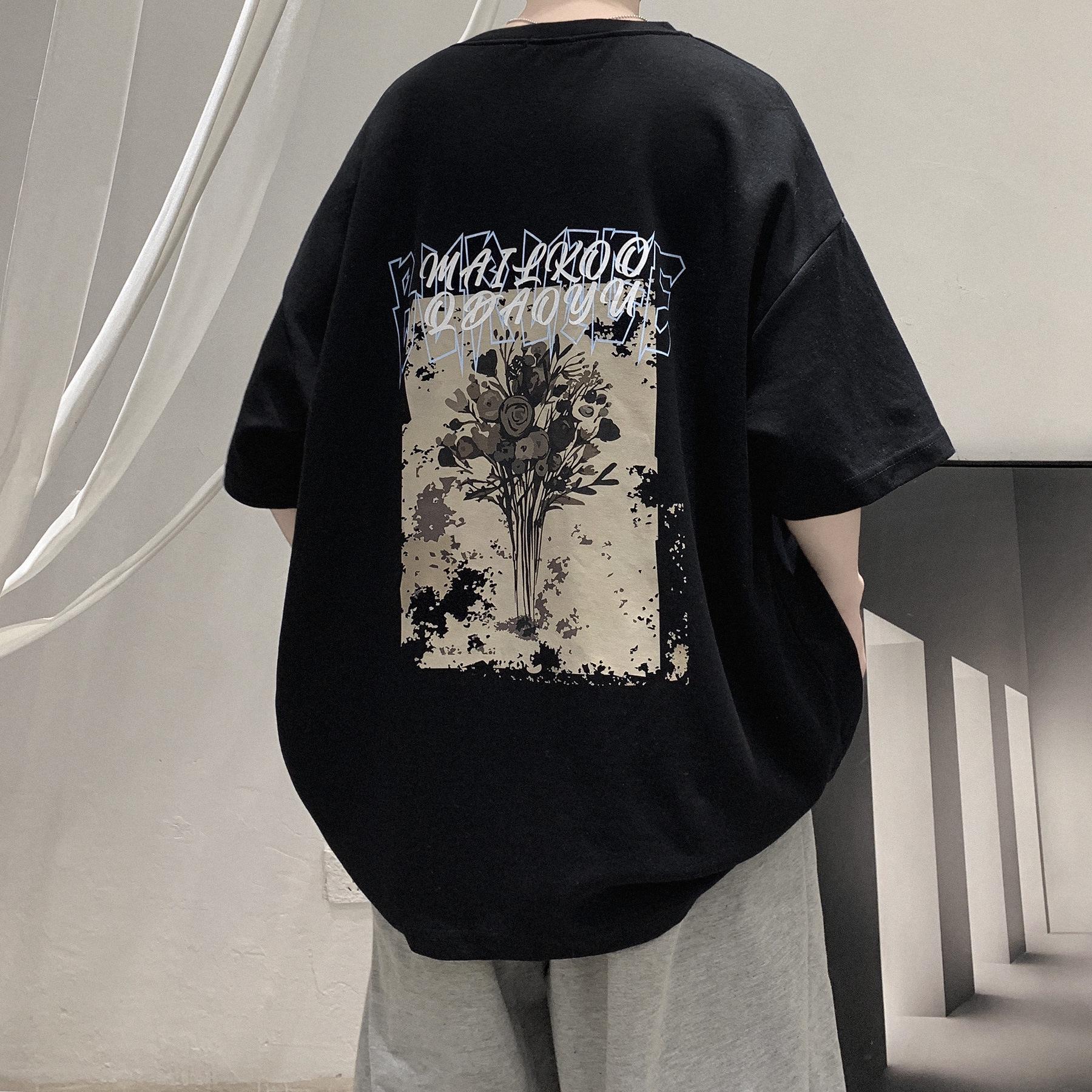 

Men s Influencer Five-Sleeve Streetwear T-Shirt: Trendy Summer High-Street Style XXXL світло-сірий колір