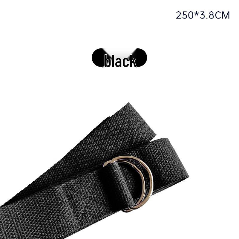 OEING Non-Elastic Cotton Yoga Stretch Strap (Pack of 5)