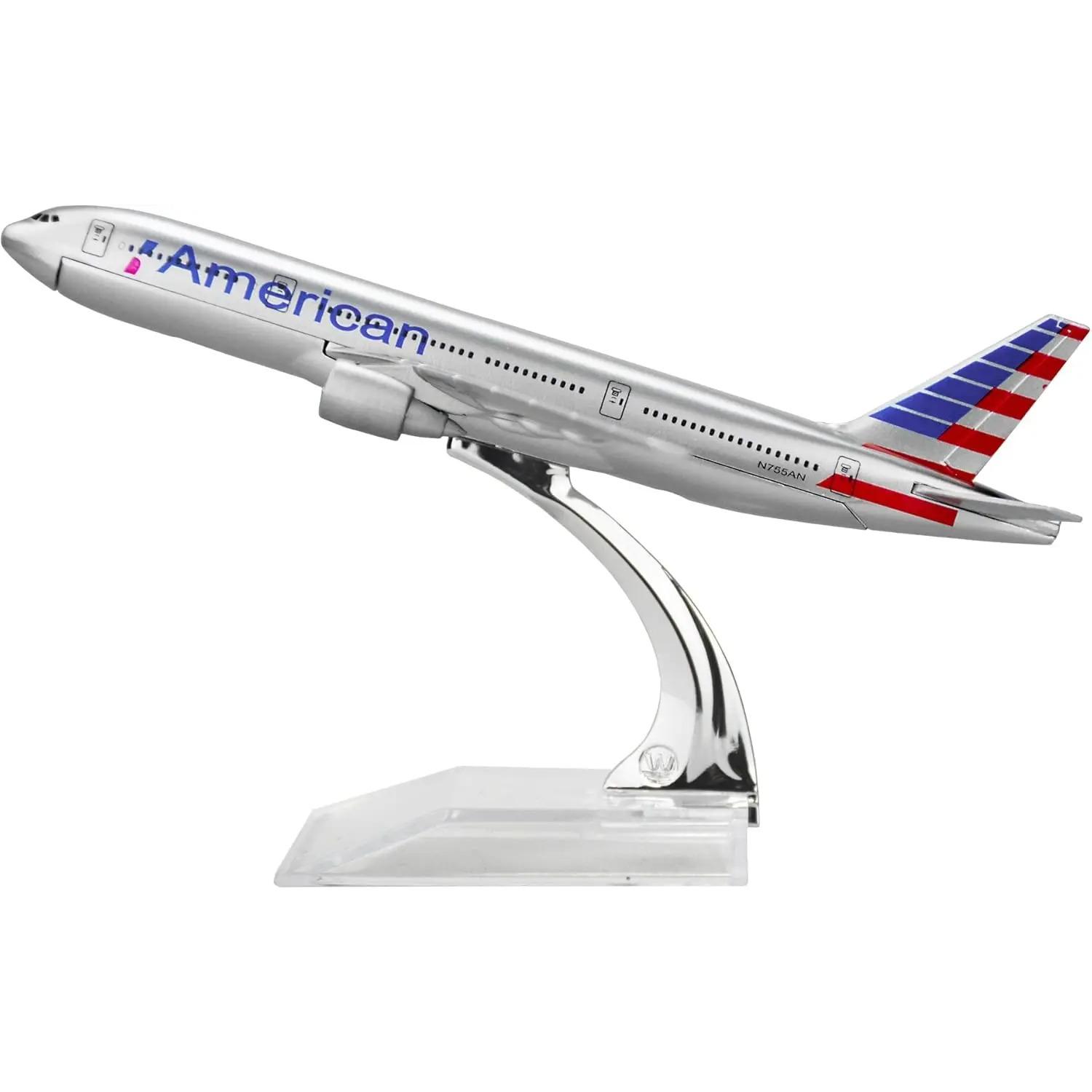 

16cm The New American B777 Alloy Metal Model Aircraft Birthday Gift Plane Models Chiristmas Gift
