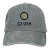 Washed Unisex's Baseball Cap Tacticals Trucker Snapback Caps Dad Hat CZ USA Gun Golf Hats