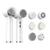 Warm  Cold COMPRESS Electric 6 BRUSH HEAD Face Wash Cleaner DEEP Facial Cleansing Brush Waterproof Clean Exfoliating Spin Brush