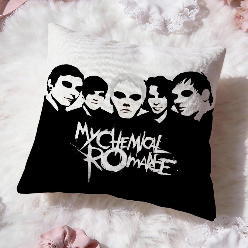 My C-Chemical Romance Cushion Cover Premium Comfort Reversible Pillow Cove -Two in One Design for Any Room & Car Interior