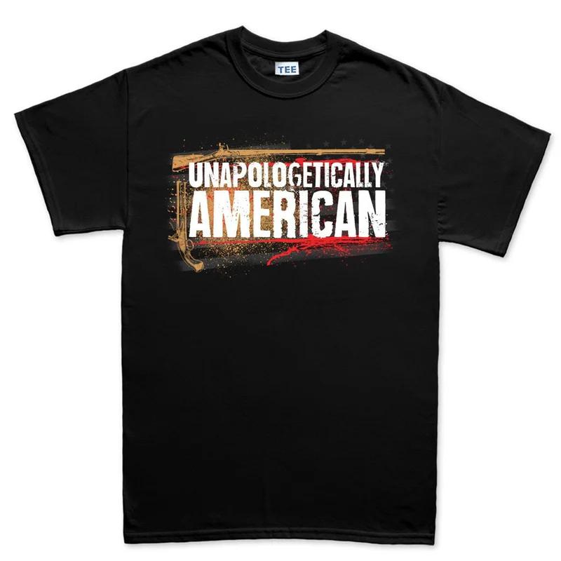 Black Cotton TShirt Freedom Patriot American Style Unisex Gym Muscle Patriotic Vintage M