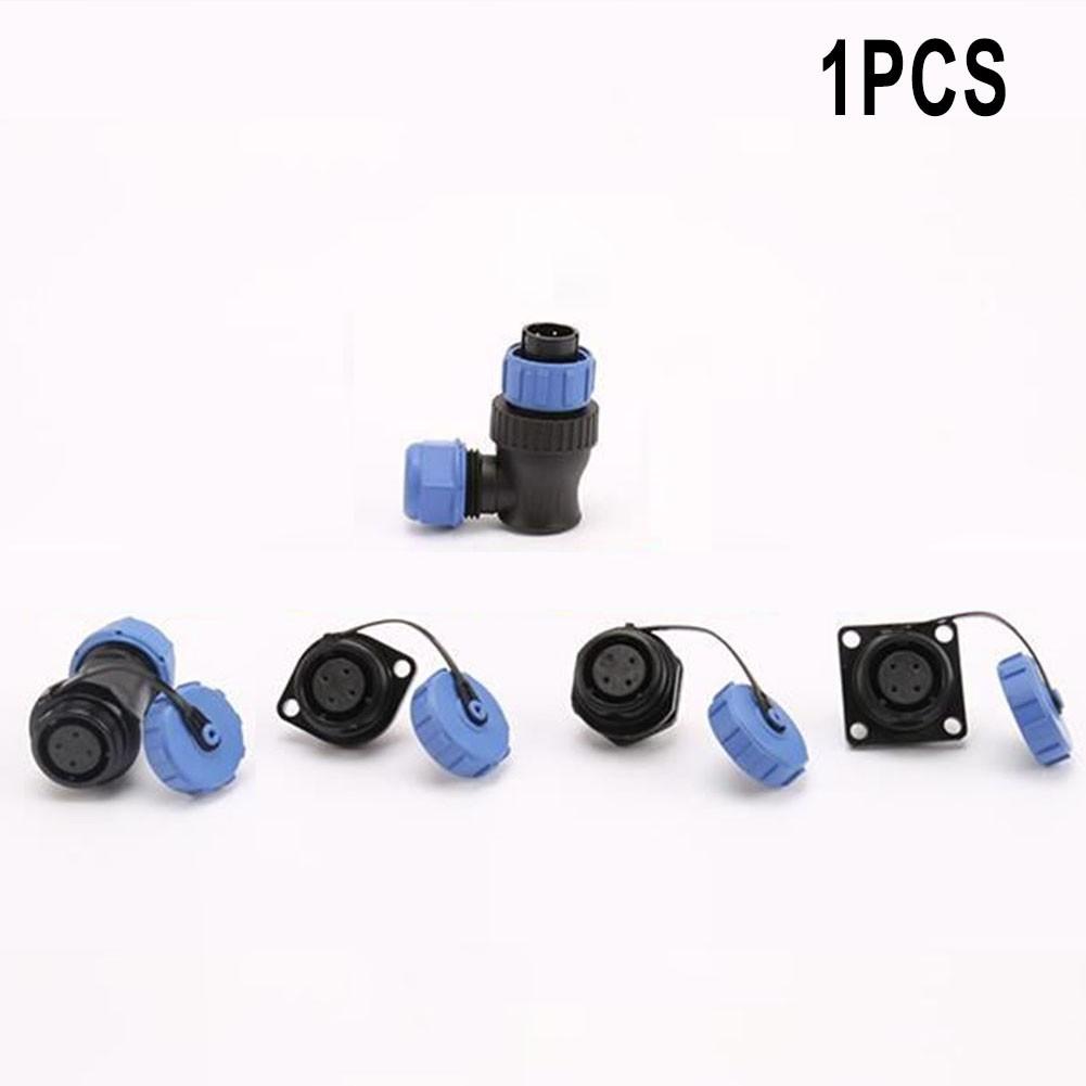 SP17 Panel Mount IP68 Waterproof Elbow Plug and Socket Circular Connector 2-9pin