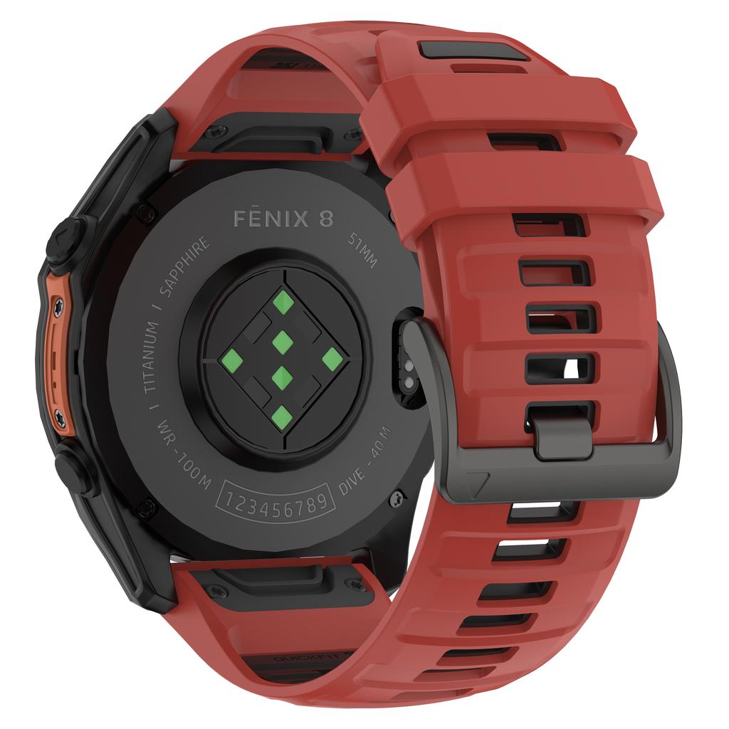 QuickFit 22mm 26mm Silikonarmband für Garmin Fenix 8 E 7X 7 6 6X Pro 5 5XPlus/Epix Pro Gen2 51mm 47mm Armband Uhrenarmbänder correa