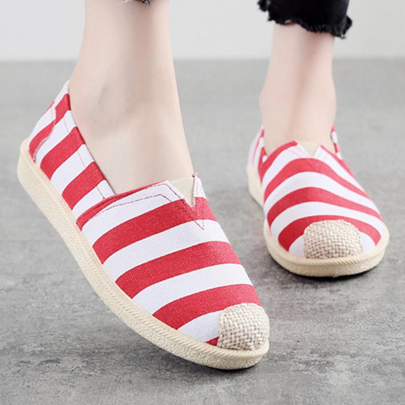 Cloth shoes black white canvas ethnic lazy shoes lightweight Doudou shoes