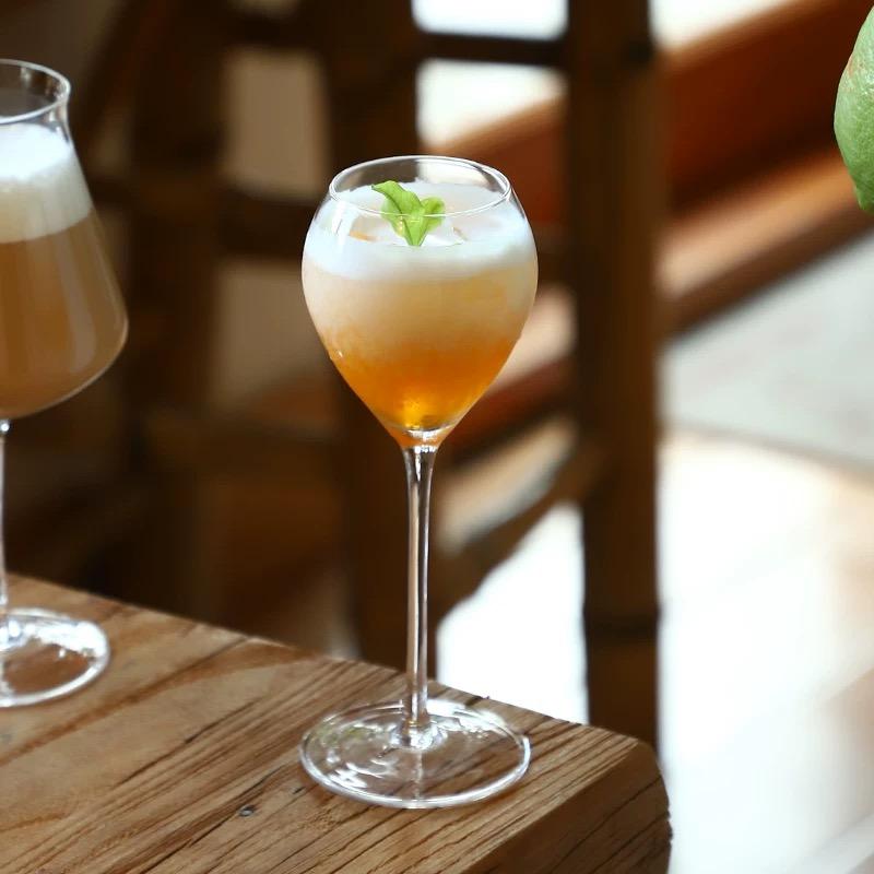 4PCS 180ML Cocktail Glass Goblet Martini Glass Glass Set of 4