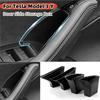 For Tesla Model Y Juniper Model 3 Highland Car Door Side Storage Box Armrest Phone Container Door Organizer Handle Pocket Tray