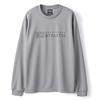 [ONEHUNDRED ATHLETIC] 100A DRY L/S GRAPHIC TOP *Type-A (Gray/XXL)