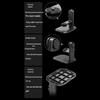 360° Pan-Tilt Rotating Projector Stand for Ceiling and Desktop Mounting