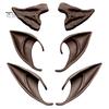 3 Pairs Rubber Elf Ears 10cm 12cm Role-Playing Decorative Ears Cosplay Fairy Pixie Soft Pointed Tips Anime Party Dress Up Costume Makeup Accessories