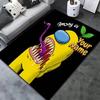 Among Us Custom Name Carpet Rug for Living Room Bedroom Home Sofa Decoration,Kids play Non-slip Floor Mat